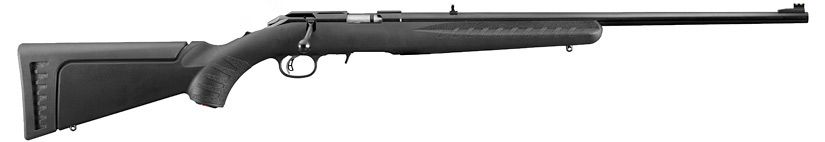 Ruger American® Rimfire® Standard 22 WMR Black Synthetic Satin Blued 22&quot; Barrel