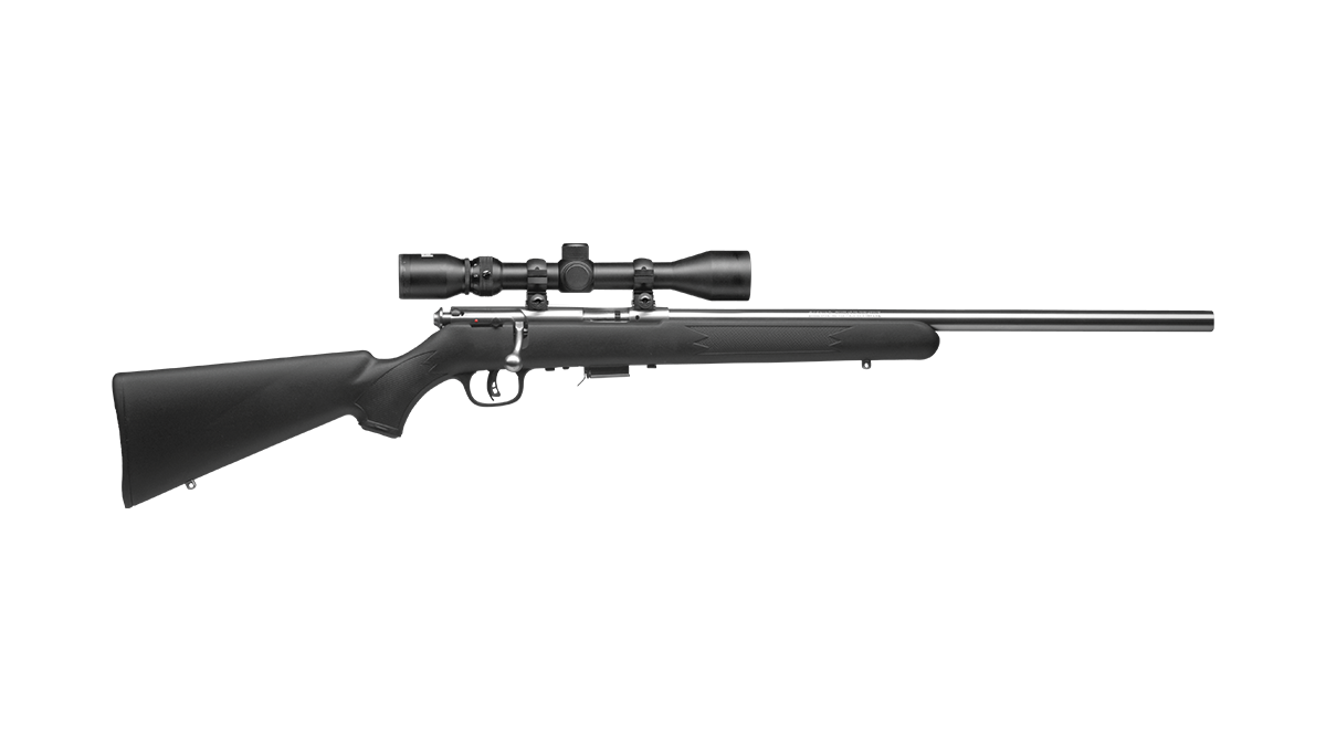 Savage 93FVSSXP 22WMR 21&quot; Heavy Stainless Steel Barrel Black Synthetic Stock Bolt Action Rifle w/3-9x40 Scope