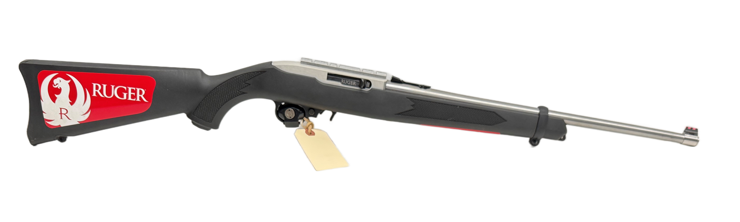 UG-20483 USED Ruger 10/22 22LR Black Synthetic 18.5&quot; stainless Steel Barrel Semi-Auto Rifle
