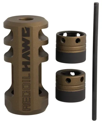 Browning Recoil Hawg Burnt Bronze, Multi Caliber Design, Fits Most Rifle Barrels .30cal & Smaller Browning Recoil Hawg Burnt Bronze, Multi Caliber Design, Fits Most Rifle Barrels .30cal & Smaller