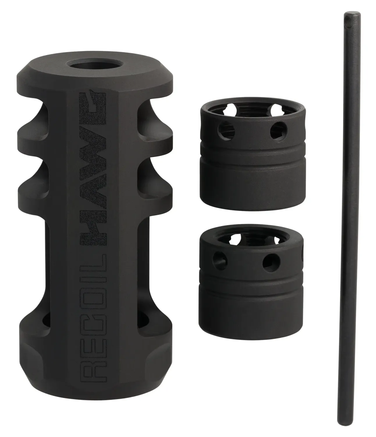 Browning Recoil Hawg Matte Black, Multi Caliber Design, Fits Most Rifle Barrels .30cal &amp; Smaller