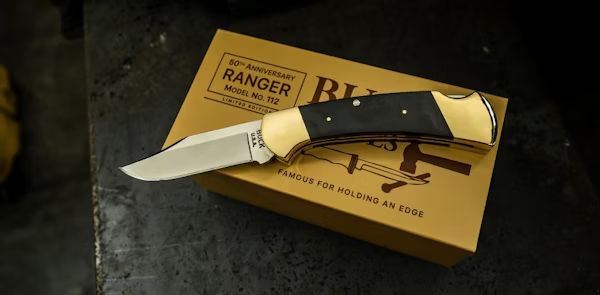 Buck Knives 112 Ranger Pro Folding 50th Anniversary