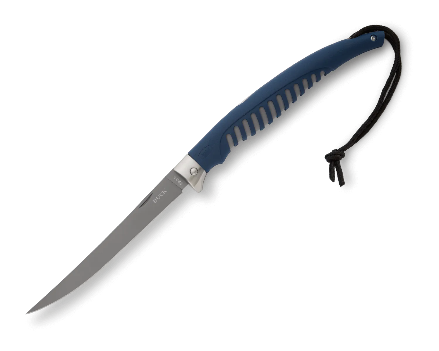 Buck Knives Silver Creek Folding Fillet 6.5" Blue Rubber Handle