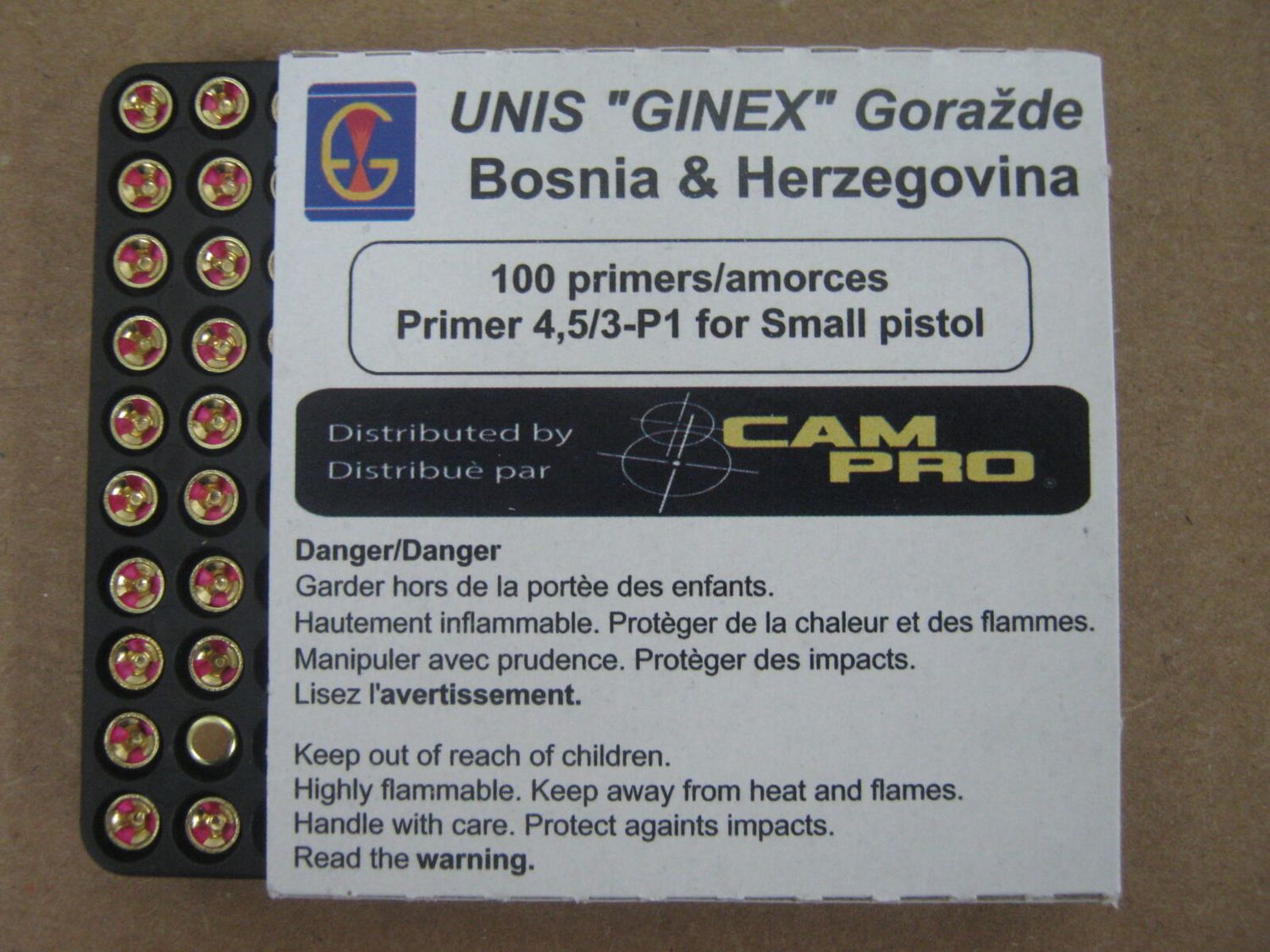 CamPro Small Pistol Primers (100 Count)
