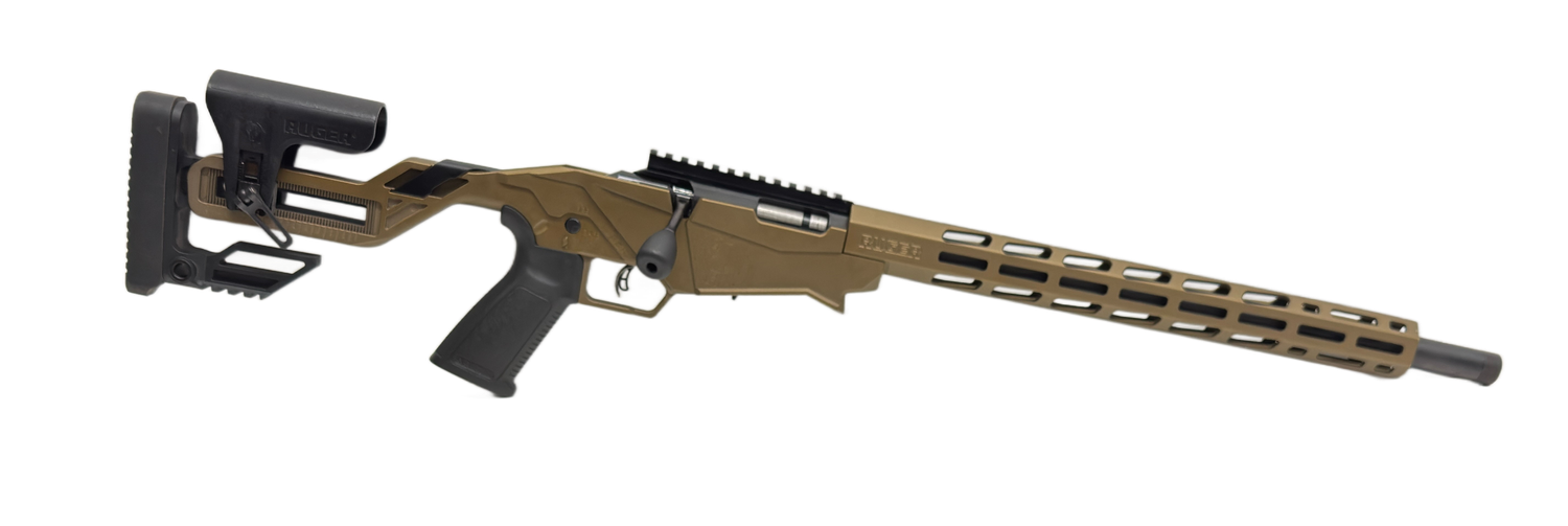 UG-20528 USED Ruger Precision 22 LR 18&quot; Threaded Barrel Burnt Bronze Cerakote Bolt-Action Rifle Missing Magazine