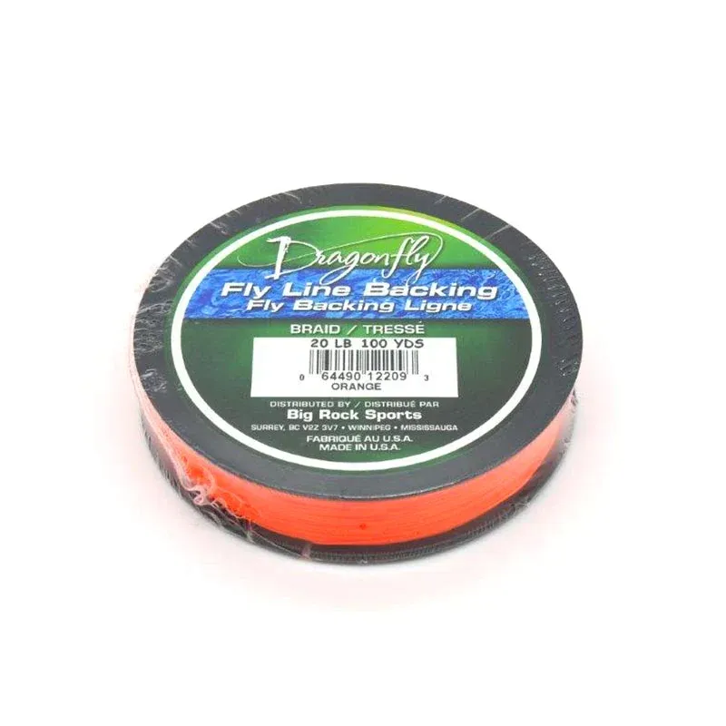Dragonfly FB20150WORRL Fly Line Backing Orange 20lb X 150yd
