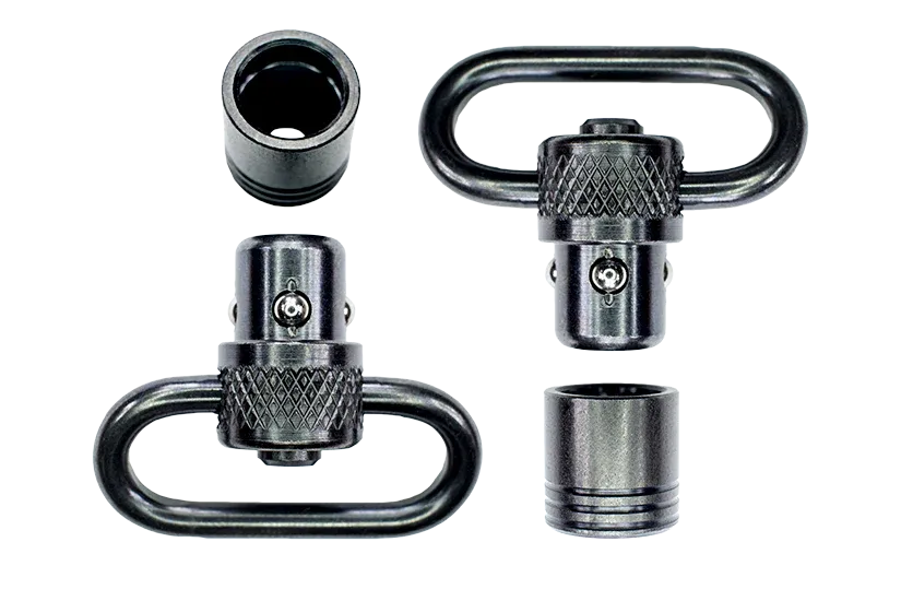 Grovtec Push Button Swivel Set QD 1" Loop