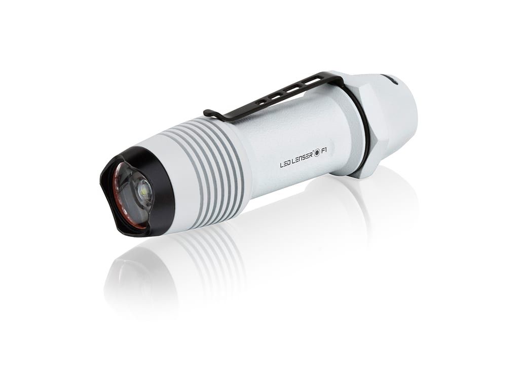 LED Lenser F1W 500 Lumen Waterproof Flashlight White