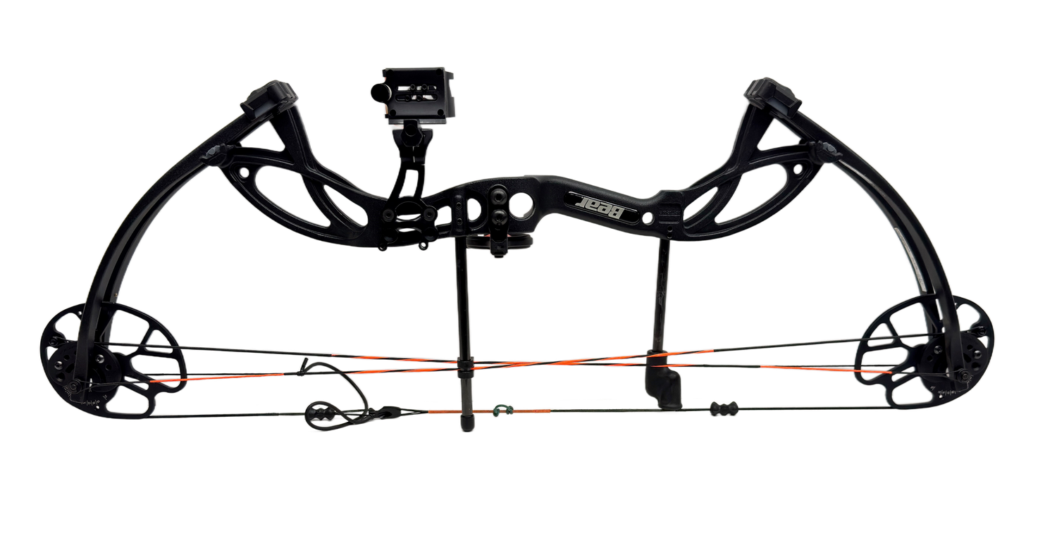 UB-395 USED Bear Cruzer G2 #70 Shadow RH Compound Bow Unfired in Original Box