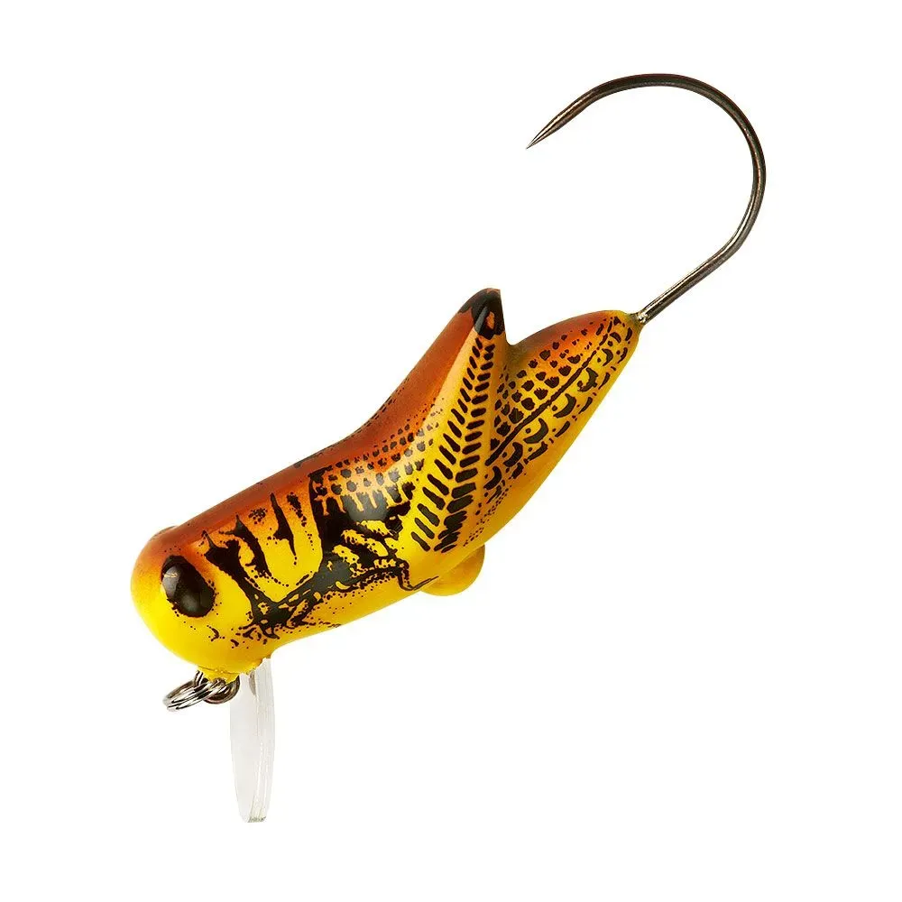 Rebel F5596 Micro Crickhopper, 1 1/4", 1/16 oz, Yellow Grasshopper