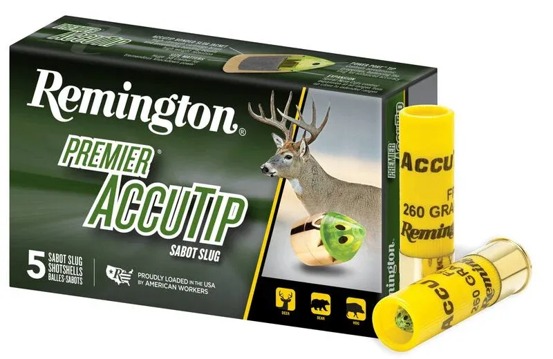 Remington Premier AccuTip Bonded Sabot Slug 20 Gauge 3&quot; 260 Grain (5 Rounds)