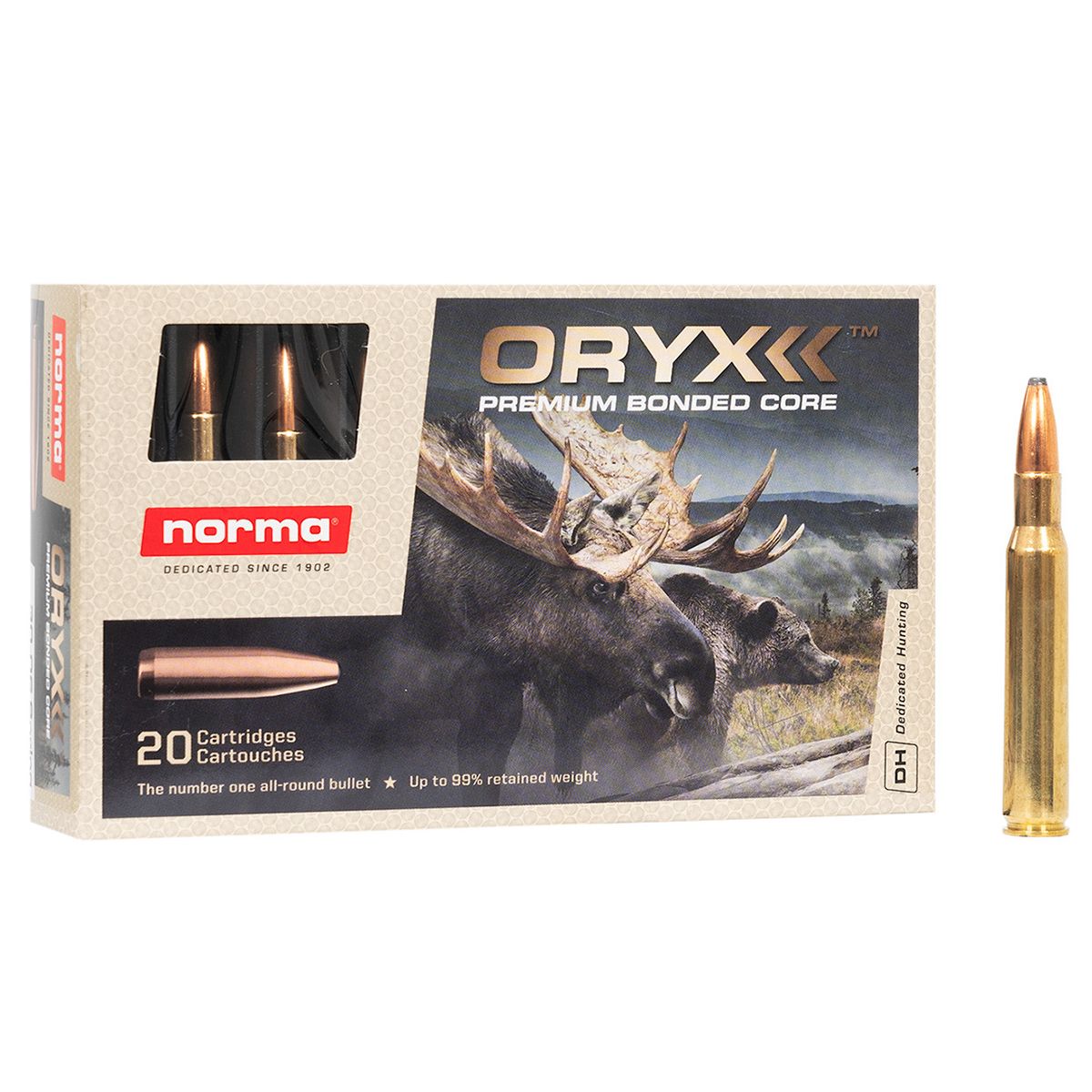 SAKO NORMA ORYX 30-06 10.7/165GR (20 Rounds)