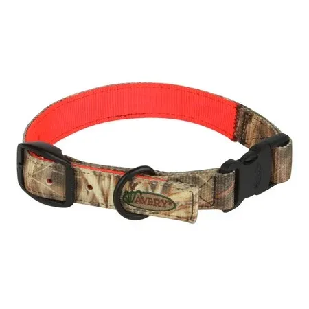 Avery Sporting Dog Reversible Dog Collar Camo/Blaze Orange (Medium 19"-23")