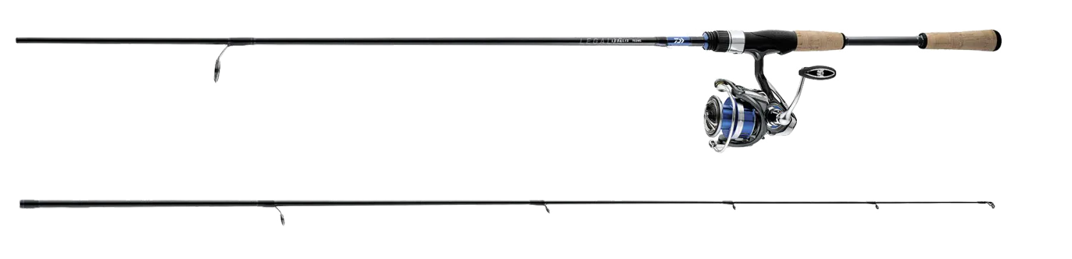 Daiwa Legalis Lt Spinning Rod & Reel Combo 6' 6" 2 Piece Medium Light