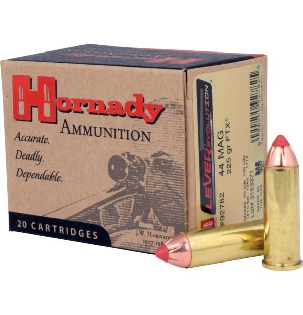 Hornady LEVERevolution 44 Mag 225 Grain FTX (20 Cartridges)