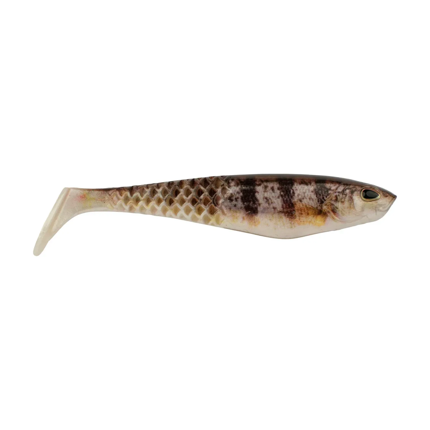 Berkley PowerBait Unrigged CullShad HD Yellow Perch 5in, 3/Clam