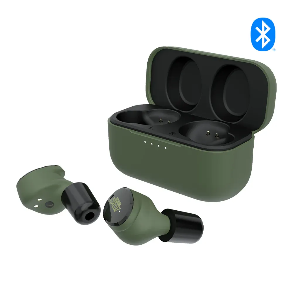ISOtunes Sport CALIBER BT Tactical Earbuds with True Wireless Bluetooth, 25 NRR