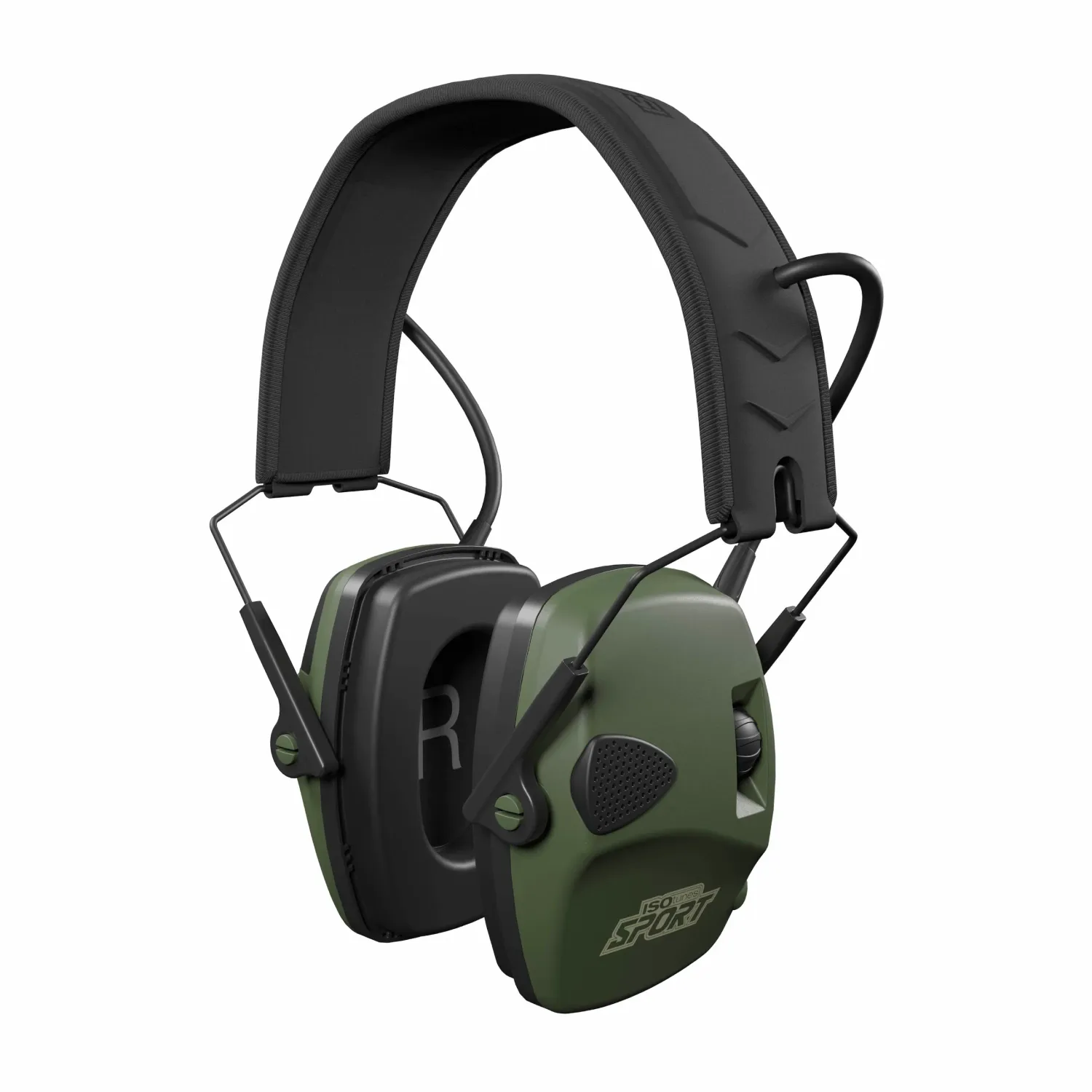 ISOtunes Sport Defy Slim Basic Tactical Hearing Protection OD Green/Black 21 dB