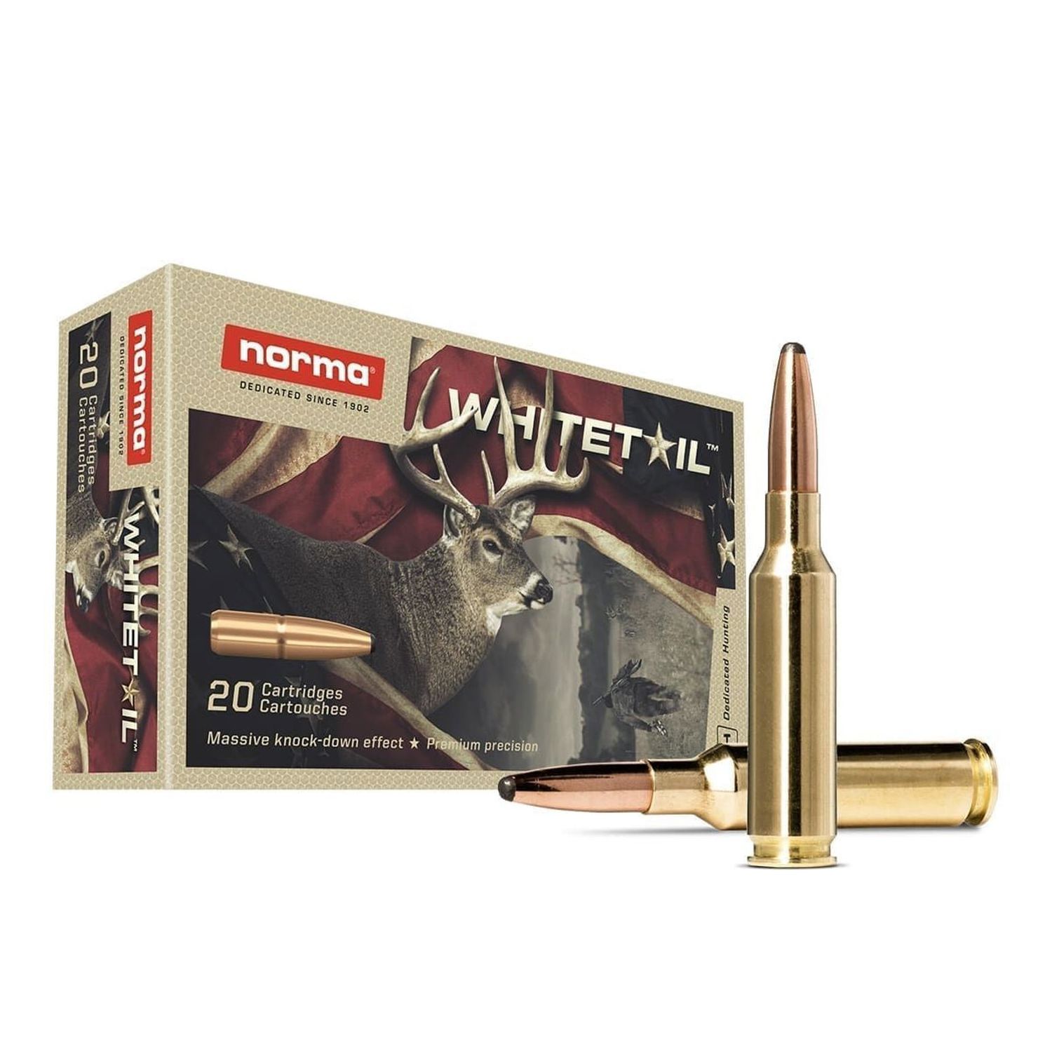Norma Whitetail 6.5 Creedmoor 140 Grain (20 Rounds) Norma Whitetail 6.5 Creedmoor 140 Grain (20 Rounds)