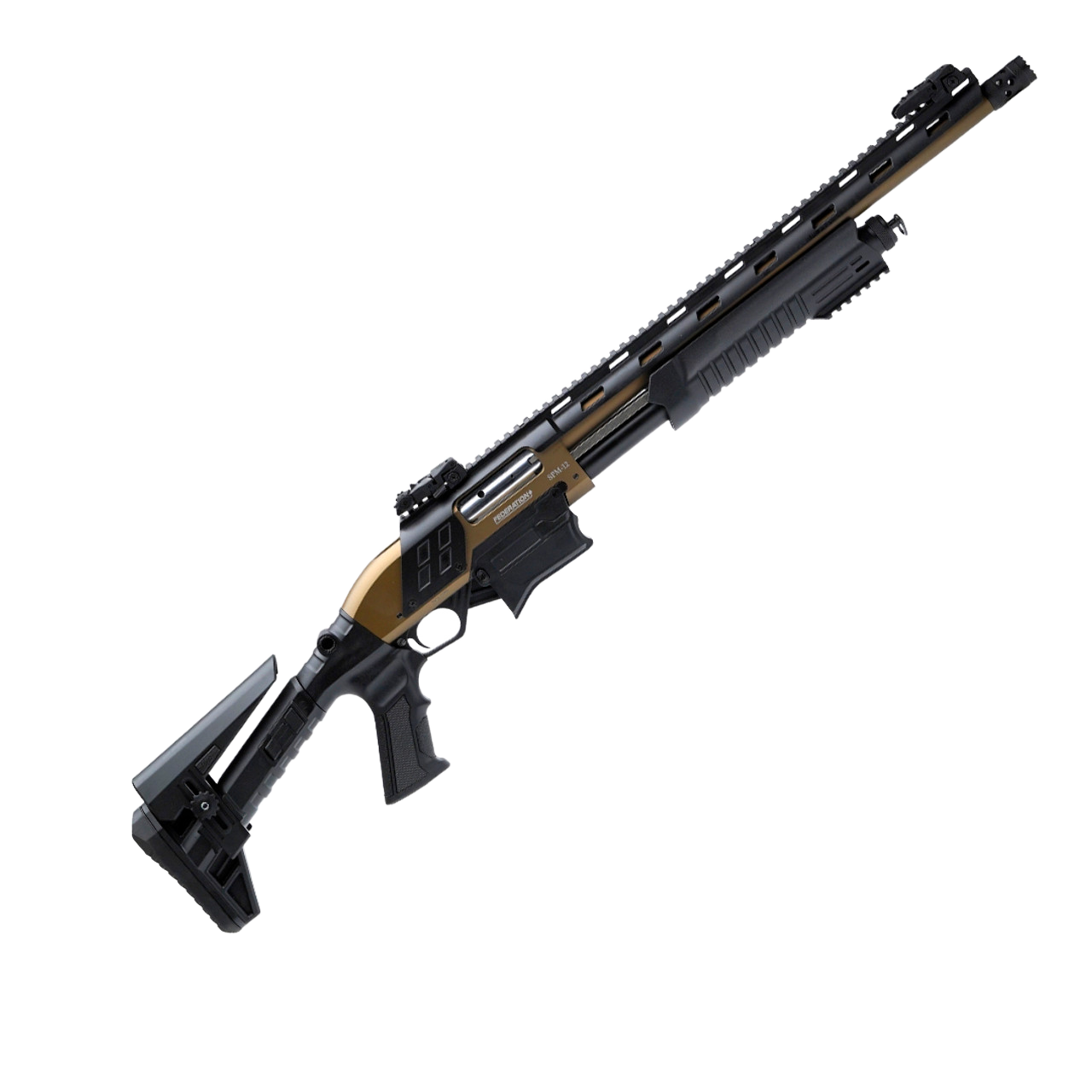 Federation Firearms SPM-12 12 Gauge 3" 18.7" Barrel Adjustable Stock Burnt Bronze Magazine Fed Pump Action Shotgun
