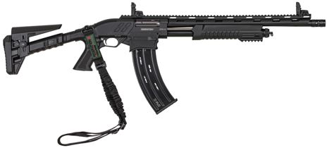 Federation SPM-12 12 Gauge 3" 18.7" Barrel Adjustable Stock Black Magazine Fed Pump Action Shotgun