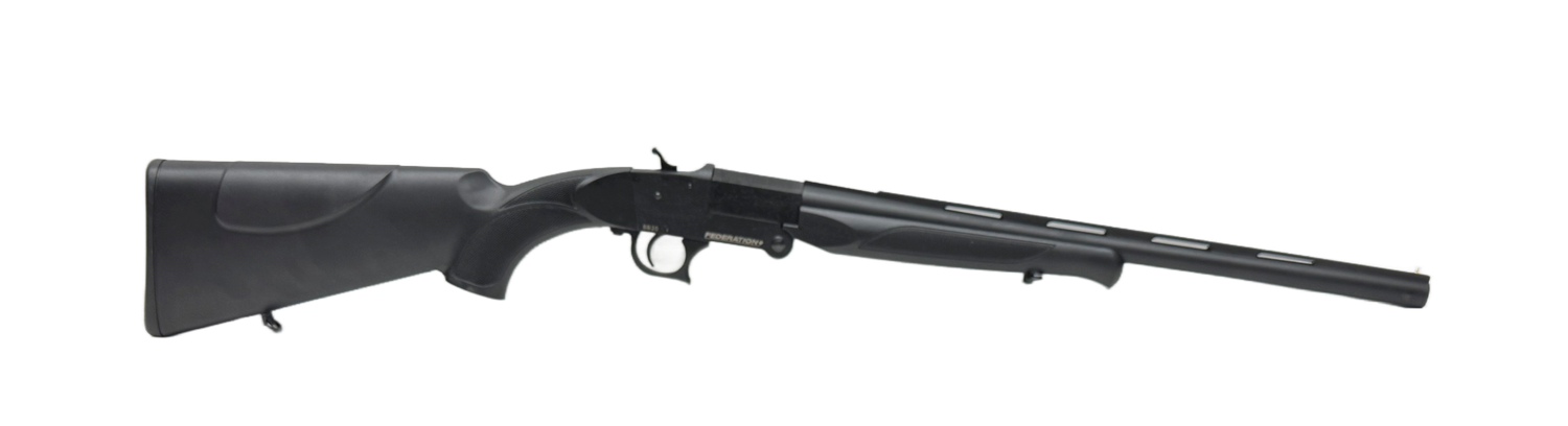 Federation SB20 20 Gauge 3" 20" Barrel Black Synthetic Stock Single Shot Shotgun