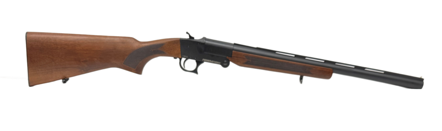 Federation SB410 410 Gauge 3" 20" Barrel Walnut Stock Single Shot Shotgun