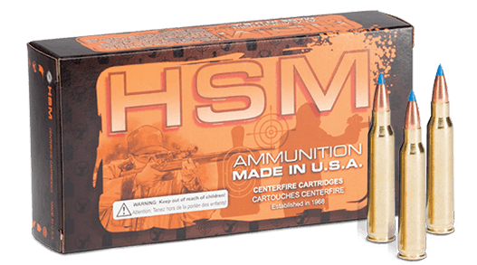 HS Munitions 6.5X55 95gr VMAX (20 Rounds)
