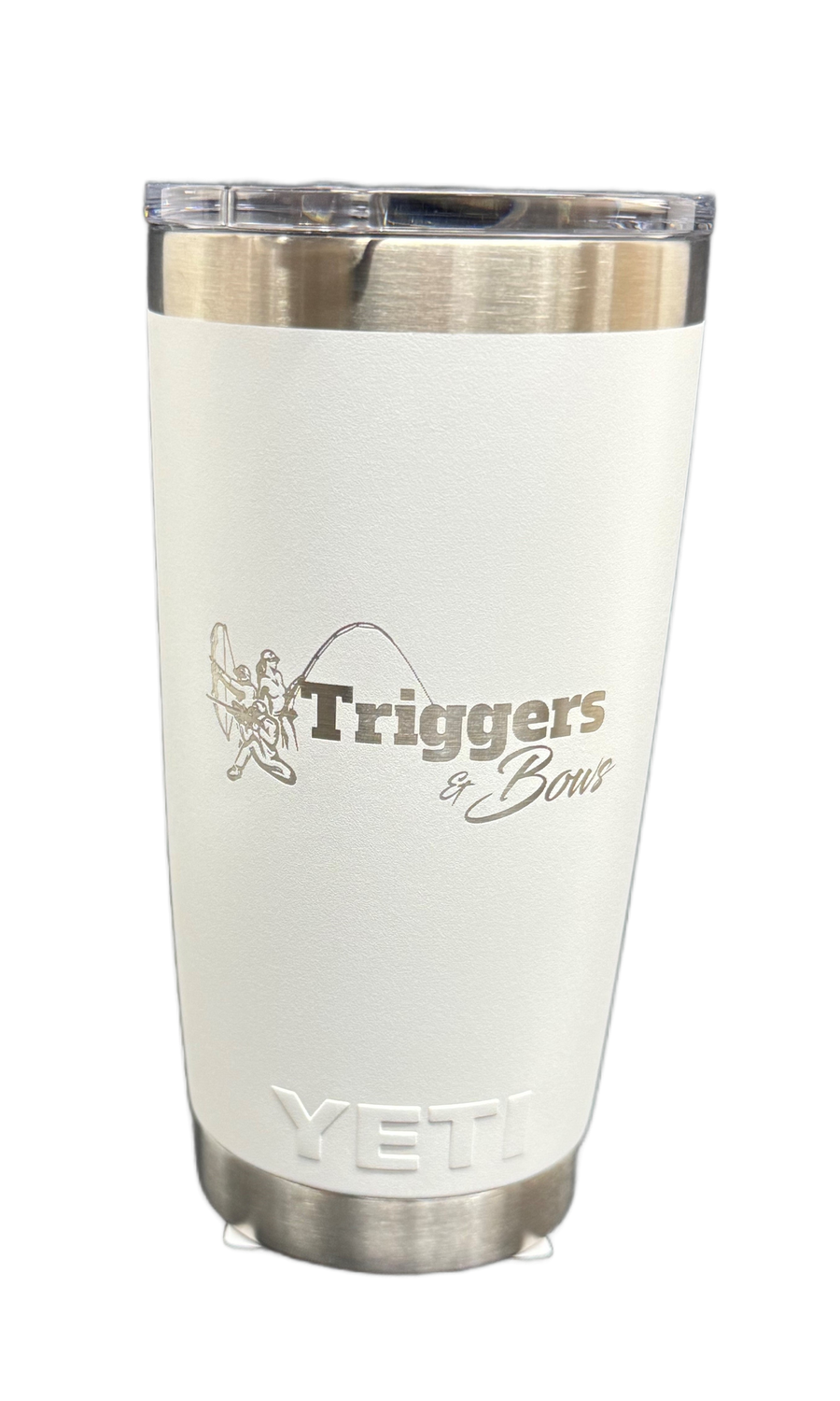 Triggers and Bows YETI Rambler 20 oz/591ml, Color: White