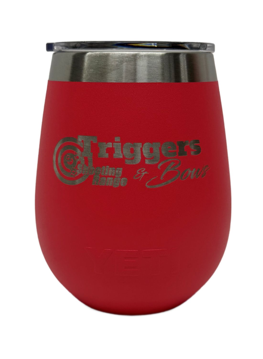 Triggers and Bows Shooting Range YETI 10oz Wine Tumbler Bimini Pink