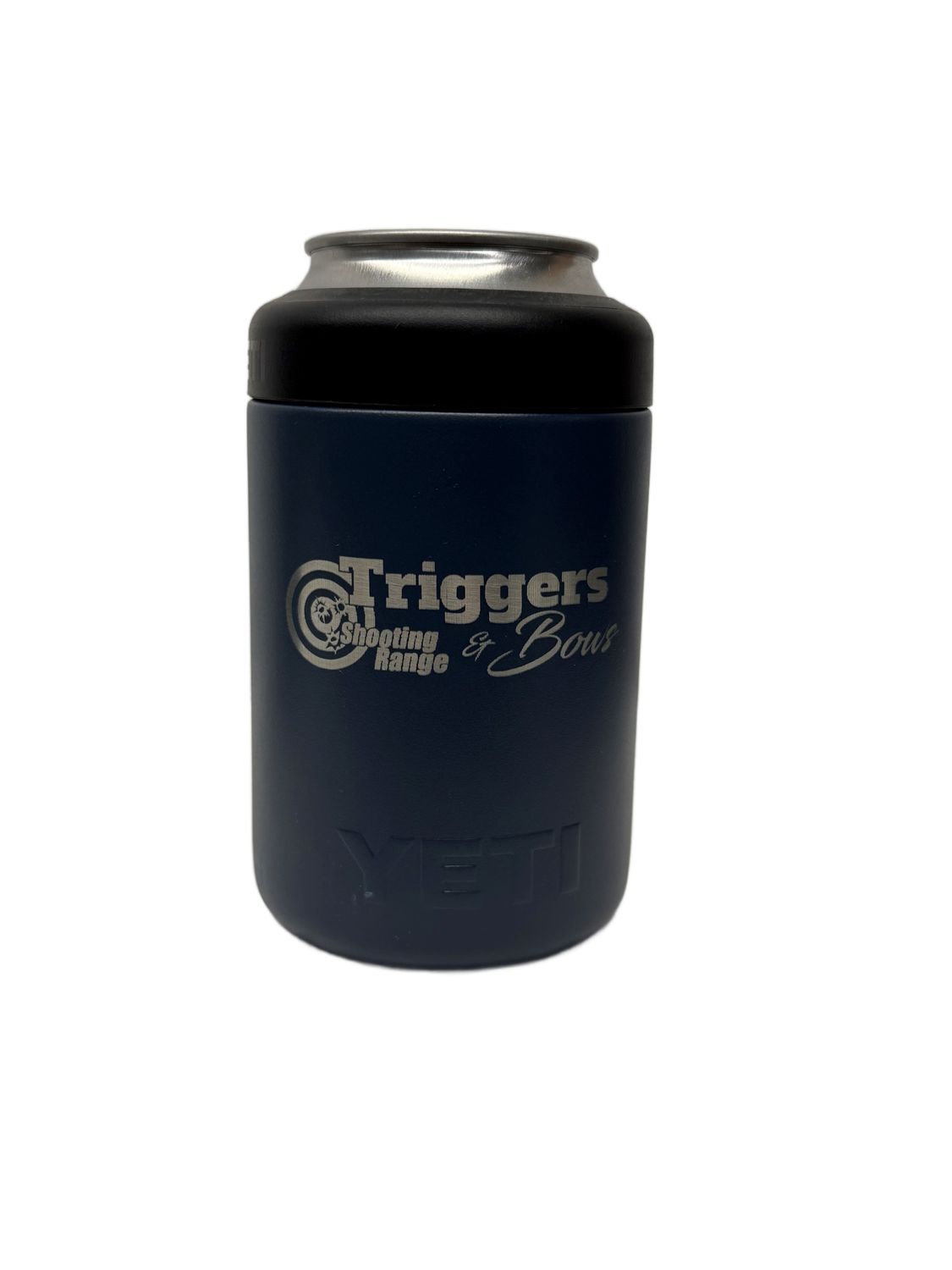 Triggers and Bows Shooting Range YETI Rambler Colster 2.0, Color: Navy, Size: 355 mL