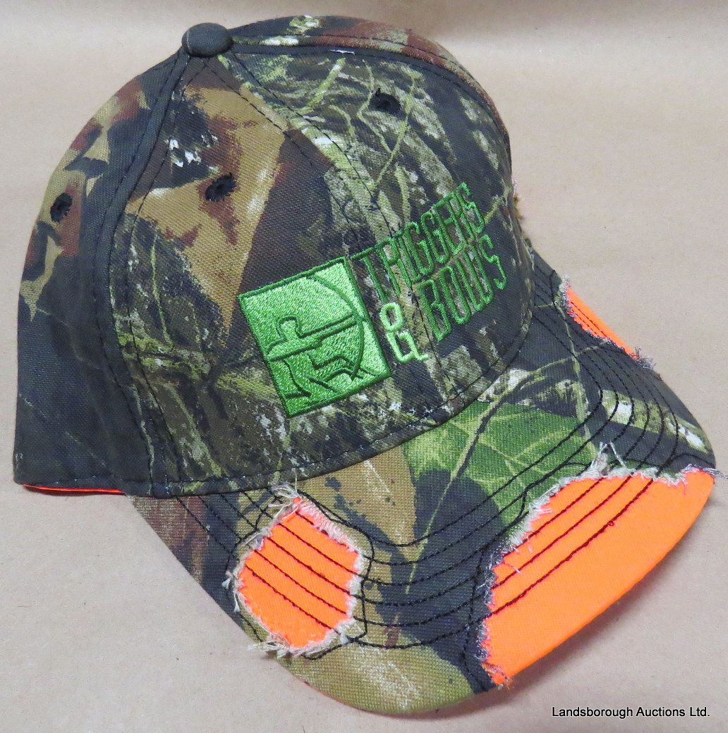 Triggers and Bows Promotional Cap, Color: Camo Blaze, Size: OSFA