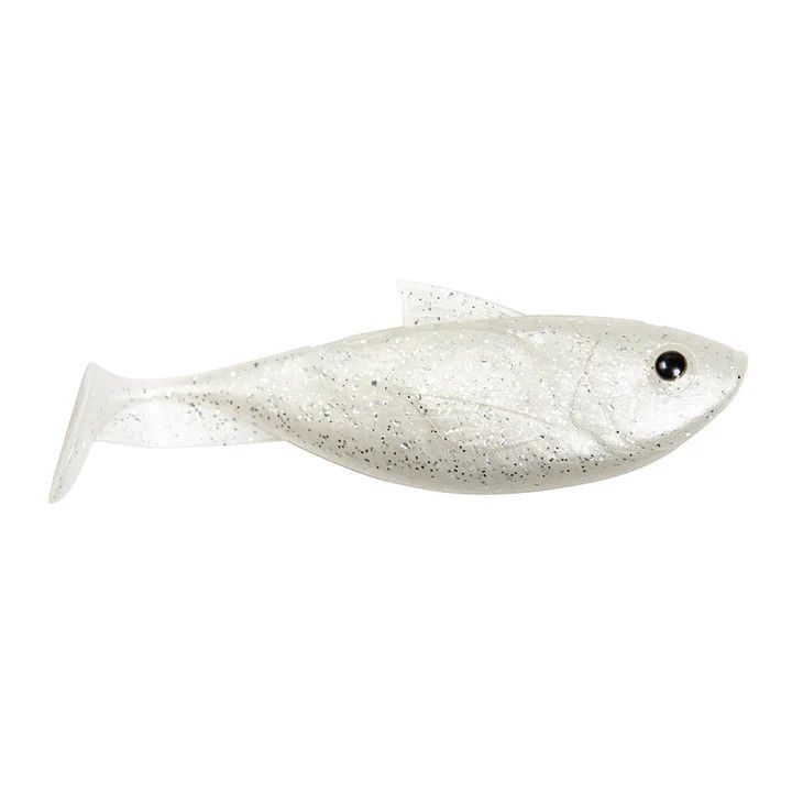 Lunkerhunt Bait Shifter Shad, Color: Ice, Size: 4" 3/8oz
