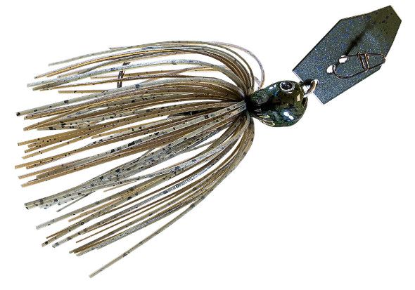 Z-Man Chatter Bait Jack Hammer, Color: Green Pumpkin, Size: 1/2oz