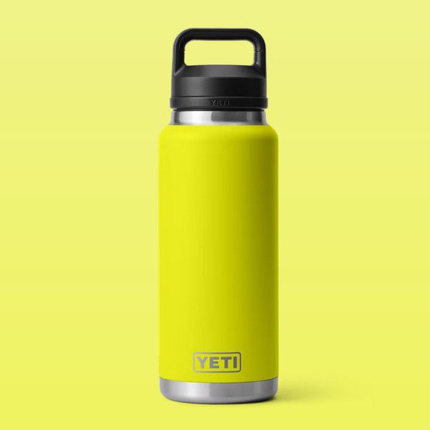 YETI Rambler 26 oz Bottle w/ Chug Cap, Color: Firefly Yellow