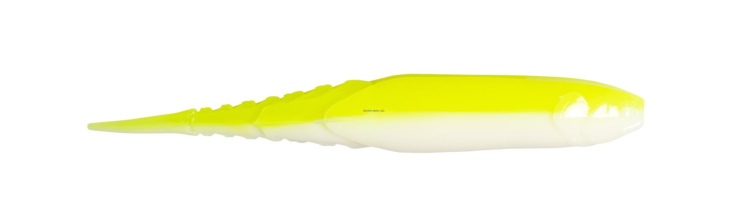 Z-Man Chatterspike (5 Pack), Color: Chartreuse/White, Size: 4.5"
