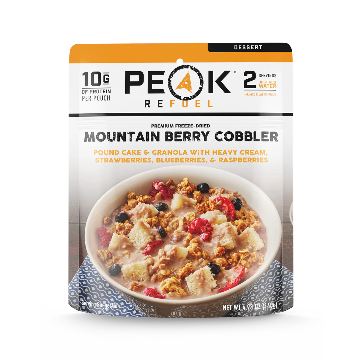 Peak Refuel Mountain Berry Cobbler - Dessert Pouch Peak Refuel Mountain Berry Cobbler - Dessert Pouch
