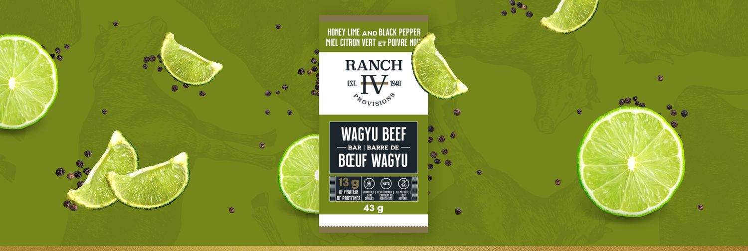 Ranch IV Honey Lime & Black Pepper Beef Bars Ranch IV Honey Lime & Black Pepper Beef Bars