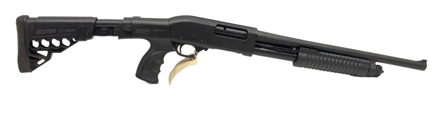 UG-20843 Used Kahn Arms A/Tac 12Ga 3" Pump Action Shotgun W/ 18.5" Barrel, adjustable and folding stock, some handeling marks and scratches. - Good Condition!