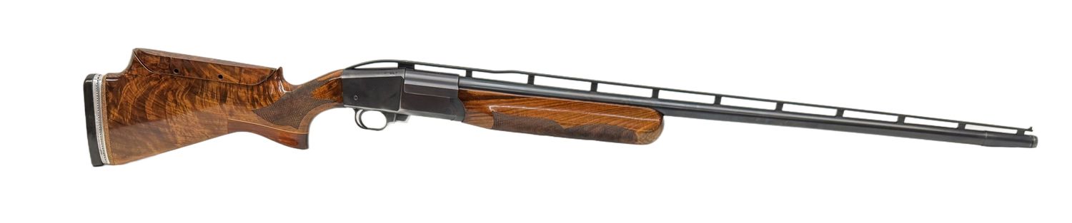 CG-0208 CONSIGNMENT Ljutic Mono Gun Trap 12 Gauge 2 3/4" 32" Barrel Single Shot Shotgun Adjustable Offset Stock, Release Trigger w/ Takedown Hard Case