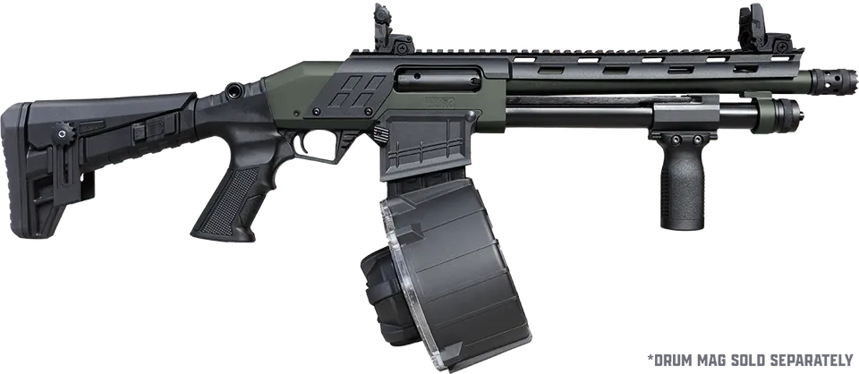 Canuck Recon 3 12 Gauge 3 Canuck Recon 3 12 Gauge 3" 12" Barrel OD Green Magazine Fed Pump Action Shotgun