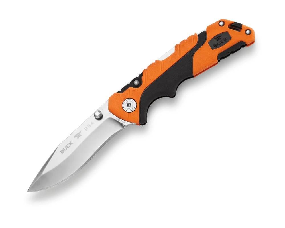 Buck Knives 661 Small Folding Pursuit Orange/Black w/ Sheath