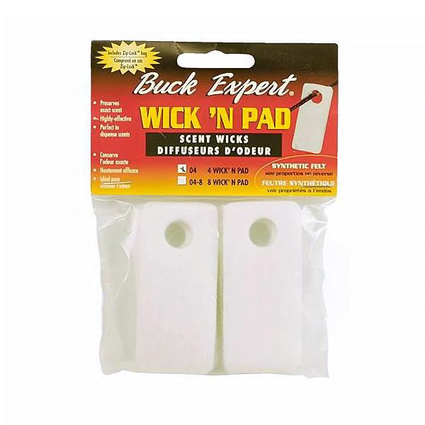 Buck Expert 04 Wick'N Pads Scent Pads (4) Buck Expert 04 Wick'N Pads Scent Pads (4)