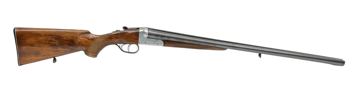 UG-20964 USED Aya 12 Gauge 2 3/4" 28" Barrel Fixed Chokes Side x Side Shotgun Few Marks in Stock and a Chip by Buttplate