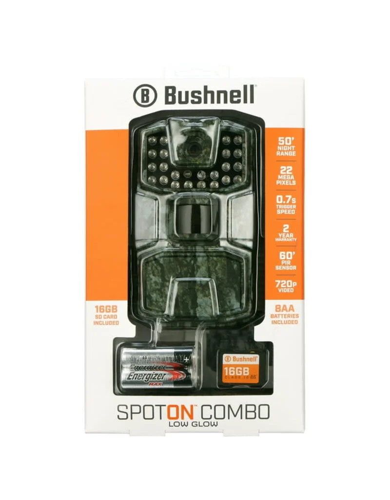 Bushnell Spot On™ 22MP, 1080p HD video Combo Hunting Trail Monitor, Treebark Camo, 66063CCW
