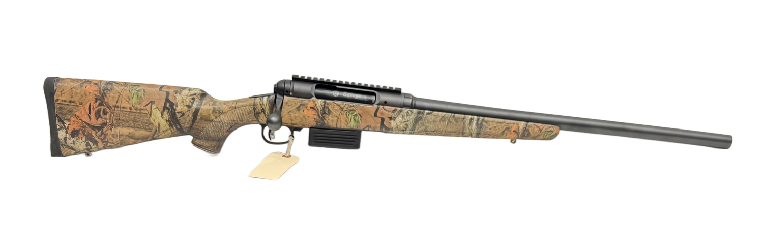 UG-20975 Used Savage 212 12Ga 3" Bolt Action Fully Rifled Shotgun, RealTree Camo W/ Scope Base - Good Condition!