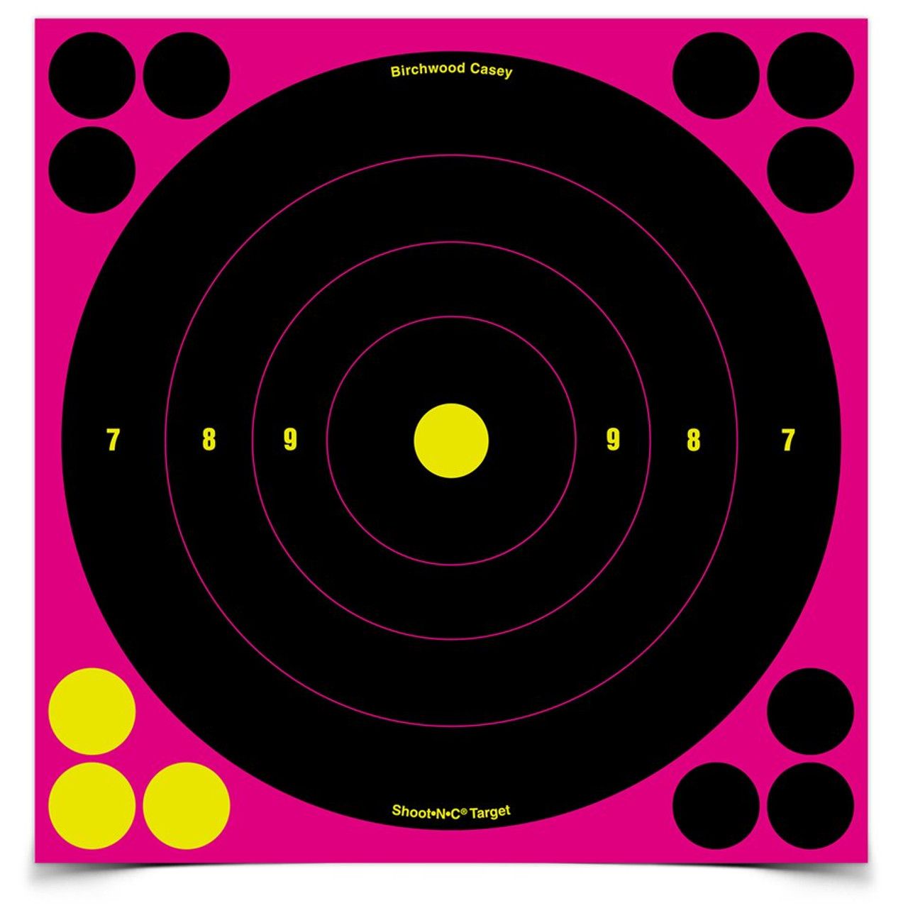 Birchwood Casey Shoot-N-C Reactive Targets 30-Pack & 360 Repair Stickers