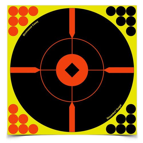 Birchwood Casey Shoot-N-C Reactive Targets 8" x  8" (6-Pack)