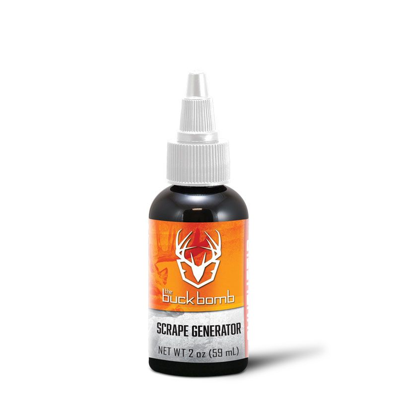 Buck Bomb Synthetic Scrape Generator Scent w/ Wicks 59ml Buck Bomb Synthetic Scrape Generator Scent w/ Wicks 59ml