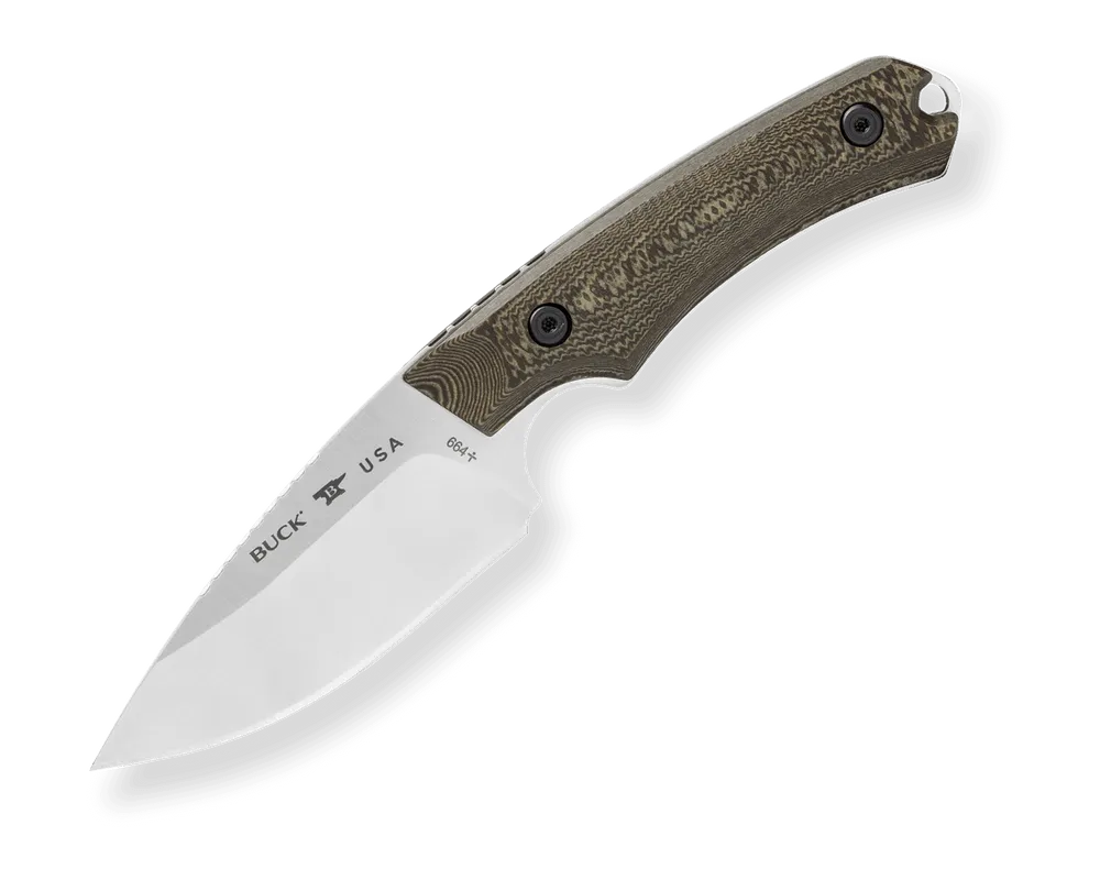 Buck Knives 664 Alpha Hunter Pro Richlite Layered Handle Fixed Blade w/ Sheath